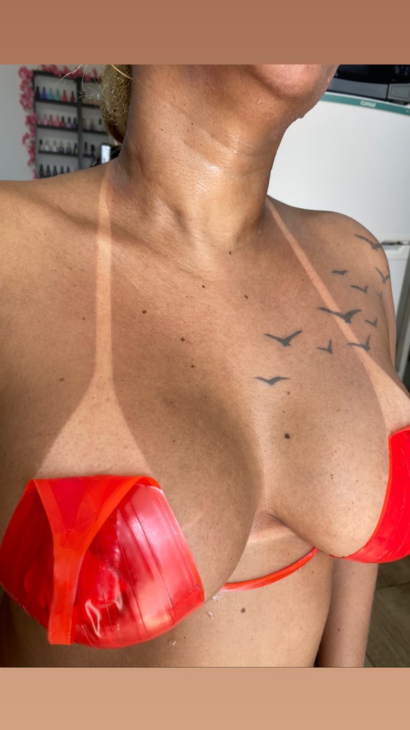 Bronzeamento em cabine
