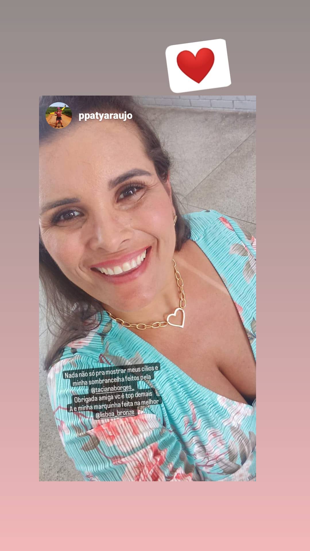 Feedback de cliente — Story de cliente — Instagram